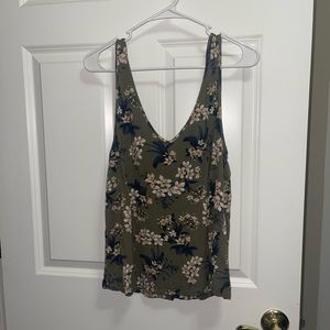 Girls American Eagle Floral Tank Top